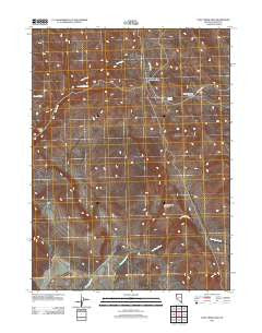 Lost Creek Pass Nevada Historical topographic map, 1:24000 scale, 7.5 X 7.5 Minute, Year 2011