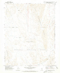 Lower Pahranagat Lake NW Nevada Historical topographic map, 1:24000 scale, 7.5 X 7.5 Minute, Year 1969
