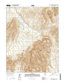 Lower Pahranagat Lake Nevada Current topographic map, 1:24000 scale, 7.5 X 7.5 Minute, Year 2015
