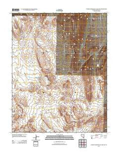 Lower Pahranagat Lake NW Nevada Historical topographic map, 1:24000 scale, 7.5 X 7.5 Minute, Year 2012
