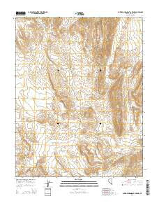 Lower Pahranagat Lake NW Nevada Current topographic map, 1:24000 scale, 7.5 X 7.5 Minute, Year 2015