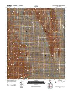 Lower Pahranagat Lake SE Nevada Historical topographic map, 1:24000 scale, 7.5 X 7.5 Minute, Year 2012