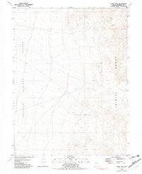 Lowry Well Nevada Historical topographic map, 1:24000 scale, 7.5 X 7.5 Minute, Year 1981