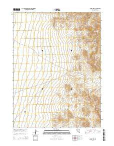 Lowry Well Nevada Current topographic map, 1:24000 scale, 7.5 X 7.5 Minute, Year 2014