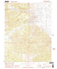 Lucky Boy Nevada Historical topographic map, 1:24000 scale, 7.5 X 7.5 Minute, Year 1989