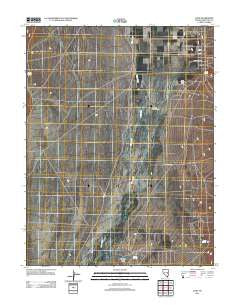 Lund Nevada Historical topographic map, 1:24000 scale, 7.5 X 7.5 Minute, Year 2012