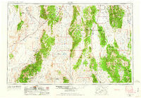 Lund Nevada Historical topographic map, 1:250000 scale, 1 X 2 Degree, Year 1956