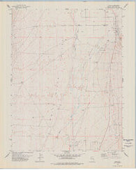 Lund Nevada Historical topographic map, 1:24000 scale, 7.5 X 7.5 Minute, Year 1978