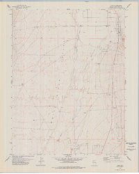 Lund Nevada Historical topographic map, 1:24000 scale, 7.5 X 7.5 Minute, Year 1978