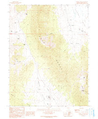 Lusetti Canyon Nevada Historical topographic map, 1:24000 scale, 7.5 X 7.5 Minute, Year 1990
