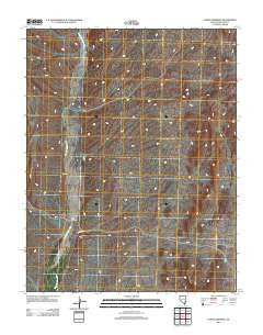 Lyman Crossing Nevada Historical topographic map, 1:24000 scale, 7.5 X 7.5 Minute, Year 2012