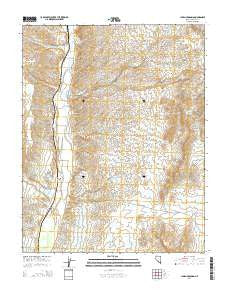 Lyman Crossing Nevada Current topographic map, 1:24000 scale, 7.5 X 7.5 Minute, Year 2014