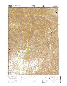Maggie Summit Nevada Current topographic map, 1:24000 scale, 7.5 X 7.5 Minute, Year 2014