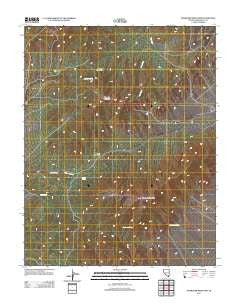 Magruder Mountain Nevada Historical topographic map, 1:24000 scale, 7.5 X 7.5 Minute, Year 2011