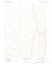 Mahala Creek East Nevada Historical topographic map, 1:24000 scale, 7.5 X 7.5 Minute, Year 1971