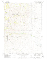Mahala Creek West Nevada Historical topographic map, 1:24000 scale, 7.5 X 7.5 Minute, Year 1971
