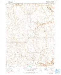 Mahogany Mtn Nevada Historical topographic map, 1:24000 scale, 7.5 X 7.5 Minute, Year 1972