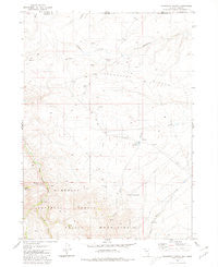 Mahogany Spring Nevada Historical topographic map, 1:24000 scale, 7.5 X 7.5 Minute, Year 1980