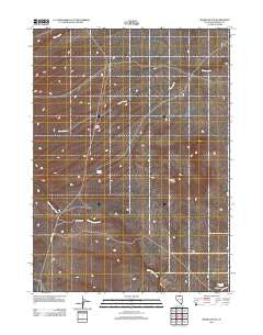 Maiden Butte Nevada Historical topographic map, 1:24000 scale, 7.5 X 7.5 Minute, Year 2011