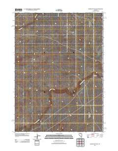 Maiden Butte SE Nevada Historical topographic map, 1:24000 scale, 7.5 X 7.5 Minute, Year 2012