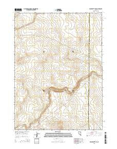 Maiden Butte SE Nevada Current topographic map, 1:24000 scale, 7.5 X 7.5 Minute, Year 2015