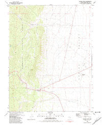 Majors Place Nevada Historical topographic map, 1:24000 scale, 7.5 X 7.5 Minute, Year 1981