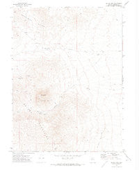 Majuba Mtn Nevada Historical topographic map, 1:24000 scale, 7.5 X 7.5 Minute, Year 1971