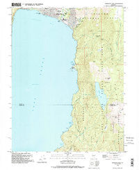 Marlette Lake Nevada Historical topographic map, 1:24000 scale, 7.5 X 7.5 Minute, Year 1992