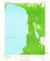 Marlette Lake Nevada Historical topographic map, 1:24000 scale, 7.5 X 7.5 Minute, Year 1955