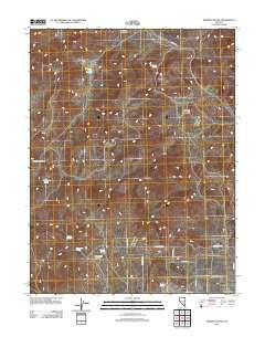 Martin Canyon Nevada Historical topographic map, 1:24000 scale, 7.5 X 7.5 Minute, Year 2011