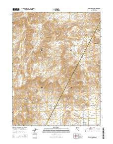 Martin Canyon Nevada Current topographic map, 1:24000 scale, 7.5 X 7.5 Minute, Year 2014