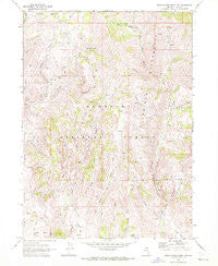 Marys River Basin NW Nevada Historical topographic map, 1:24000 scale, 7.5 X 7.5 Minute, Year 1968