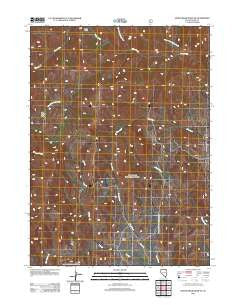 Marys River Basin NE Nevada Historical topographic map, 1:24000 scale, 7.5 X 7.5 Minute, Year 2012