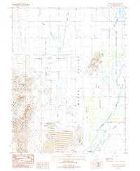 Mason Butte Nevada Historical topographic map, 1:24000 scale, 7.5 X 7.5 Minute, Year 1987