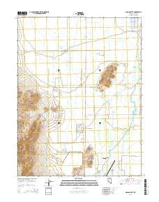 Mason Butte Nevada Current topographic map, 1:24000 scale, 7.5 X 7.5 Minute, Year 2014