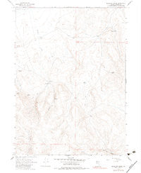 Massacre Creek Nevada Historical topographic map, 1:24000 scale, 7.5 X 7.5 Minute, Year 1966