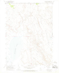 Massacre Lake Nevada Historical topographic map, 1:24000 scale, 7.5 X 7.5 Minute, Year 1966