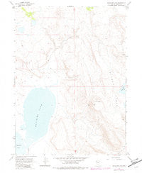 Massacre Lake Nevada Historical topographic map, 1:24000 scale, 7.5 X 7.5 Minute, Year 1966