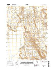 Massacre Lake Nevada Current topographic map, 1:24000 scale, 7.5 X 7.5 Minute, Year 2015