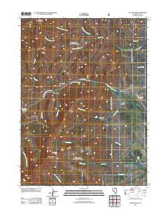 McAfee Peak Nevada Historical topographic map, 1:24000 scale, 7.5 X 7.5 Minute, Year 2012