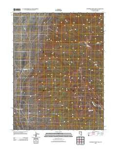 McBrides Sheep Well Nevada Historical topographic map, 1:24000 scale, 7.5 X 7.5 Minute, Year 2012