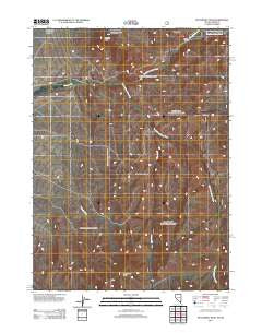 McConnell Peak Nevada Historical topographic map, 1:24000 scale, 7.5 X 7.5 Minute, Year 2011
