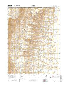 McCormack Spring Nevada Current topographic map, 1:24000 scale, 7.5 X 7.5 Minute, Year 2014