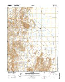McCoy Nevada Current topographic map, 1:24000 scale, 7.5 X 7.5 Minute, Year 2014