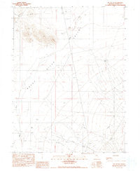 McCoy NE Nevada Historical topographic map, 1:24000 scale, 7.5 X 7.5 Minute, Year 1990
