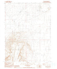 McCoy NW Nevada Historical topographic map, 1:24000 scale, 7.5 X 7.5 Minute, Year 1990