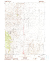McCoy Nevada Historical topographic map, 1:24000 scale, 7.5 X 7.5 Minute, Year 1990