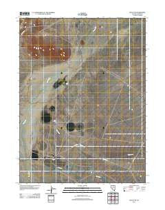 McCoy NE Nevada Historical topographic map, 1:24000 scale, 7.5 X 7.5 Minute, Year 2011