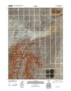 McCoy NW Nevada Historical topographic map, 1:24000 scale, 7.5 X 7.5 Minute, Year 2011