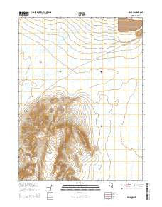 McCoy NW Nevada Current topographic map, 1:24000 scale, 7.5 X 7.5 Minute, Year 2014